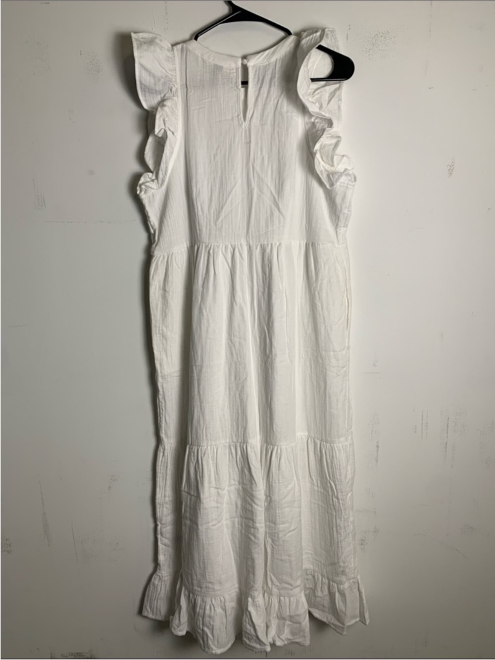 a new day White Ruffle Sleeve Tiered Maxi Dress - Picture 8 of 8